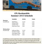 Bookmobile Schedule Poster 2015