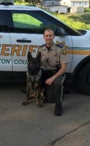 Deputy Brandon VanBlaricome has been teamed up with K-9 Abram,