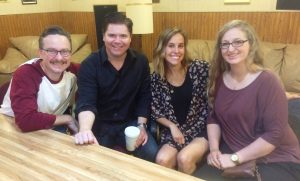 (l-r) Mathew Teague-Miller, David Coolidge, Jami Witt, Lara Tenckhoff